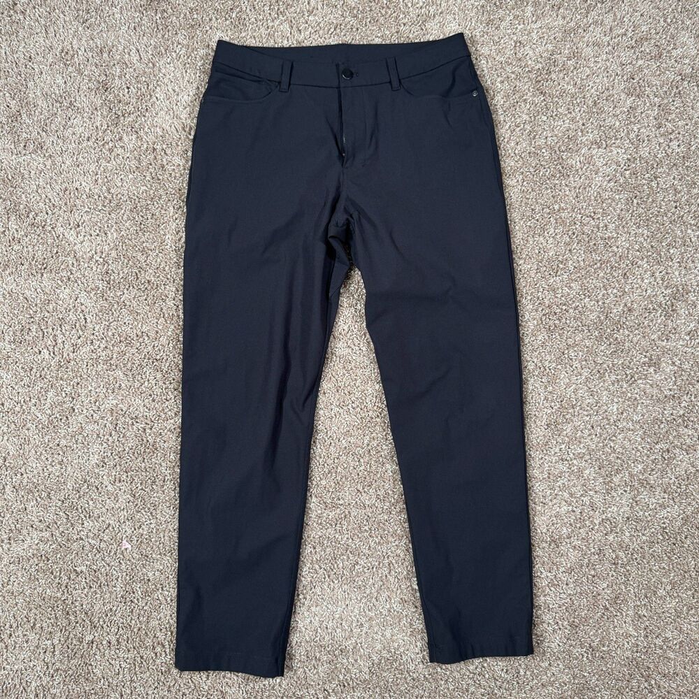 Lululemon ABC Classic Fit 32 x 29 Pants Black Mens Performance LM5AO1S